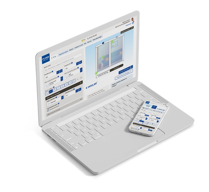 Ploeg Kozijnen Configurator Scene Mockup Website